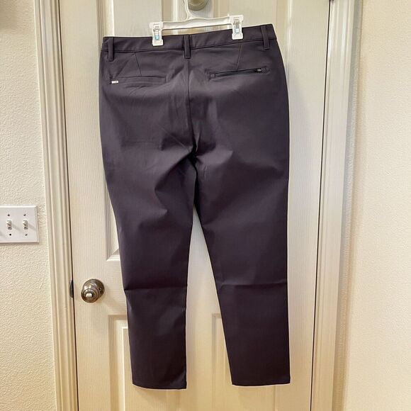 Vuori Cascade Tech Chino Pants Charcoal Gray Water-Resistant Men's Size 36 NWOT - Picture 9 of 14